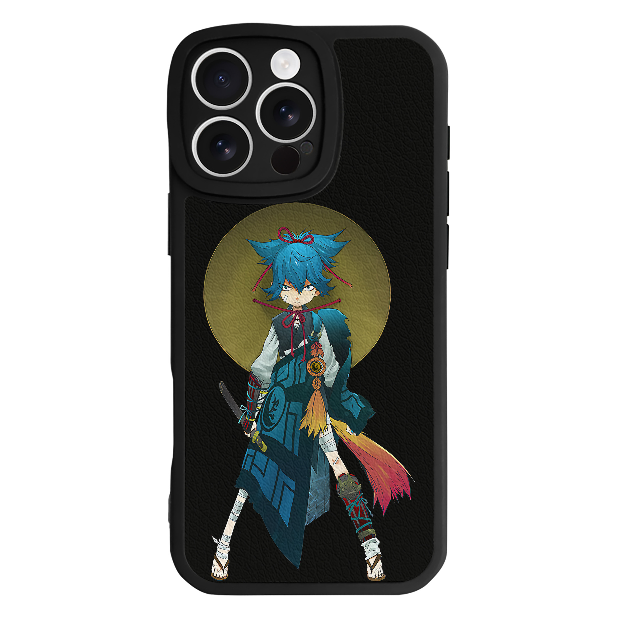 （画像用） 刀剣乱舞 Touken Ranbu 【iPhone 16シリーズ対応】シリコンスマホケース（レザー調） 材質：シリコン